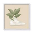 Picture of Plant Shoe Beige _GroupedProduct_Square_Framed_Matted_