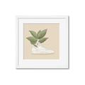 Picture of Plant Shoe Beige _GroupedProduct_Square_Framed_Matted_