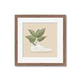 Picture of Plant Shoe Beige _GroupedProduct_Square_Framed_Matted_