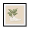 Picture of Plant Shoe Beige _GroupedProduct_Square_Framed_Matted_
