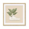 Picture of Plant Shoe Beige _GroupedProduct_Square_Framed_Matted_