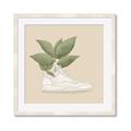 Picture of Plant Shoe Beige _GroupedProduct_Square_Framed_Matted_