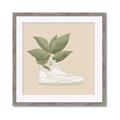 Picture of Plant Shoe Beige _GroupedProduct_Square_Framed_Matted_