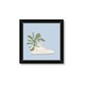 Picture of Plant Shoe Blue II _GroupedProduct_Square_Framed_Matted_