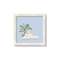 Picture of Plant Shoe Blue II _GroupedProduct_Square_Framed_Matted_