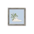 Picture of Plant Shoe Blue II _GroupedProduct_Square_Framed_Matted_
