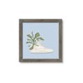 Picture of Plant Shoe Blue II _GroupedProduct_Square_Framed_Matted_