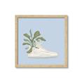 Picture of Plant Shoe Blue II _GroupedProduct_Square_Framed_Matted_