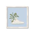 Picture of Plant Shoe Blue II _GroupedProduct_Square_Framed_Matted_