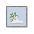 Picture of Plant Shoe Blue II _GroupedProduct_Square_Framed_Matted_