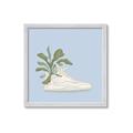 Picture of Plant Shoe Blue II _GroupedProduct_Square_Framed_Matted_