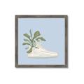 Picture of Plant Shoe Blue II _GroupedProduct_Square_Framed_Matted_