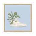 Picture of Plant Shoe Blue II _GroupedProduct_Square_Framed_Matted_