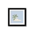 Picture of Plant Shoe Blue II _GroupedProduct_Square_Framed_Matted_