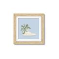 Picture of Plant Shoe Blue II _GroupedProduct_Square_Framed_Matted_