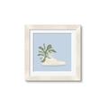 Picture of Plant Shoe Blue II _GroupedProduct_Square_Framed_Matted_