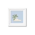 Picture of Plant Shoe Blue II _GroupedProduct_Square_Framed_Matted_