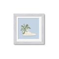 Picture of Plant Shoe Blue II _GroupedProduct_Square_Framed_Matted_