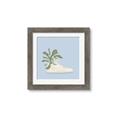 Picture of Plant Shoe Blue II _GroupedProduct_Square_Framed_Matted_