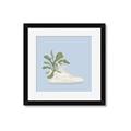 Picture of Plant Shoe Blue II _GroupedProduct_Square_Framed_Matted_