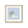 Picture of Plant Shoe Blue II _GroupedProduct_Square_Framed_Matted_