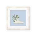 Picture of Plant Shoe Blue II _GroupedProduct_Square_Framed_Matted_