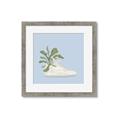 Picture of Plant Shoe Blue II _GroupedProduct_Square_Framed_Matted_