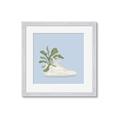 Picture of Plant Shoe Blue II _GroupedProduct_Square_Framed_Matted_