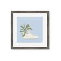 Picture of Plant Shoe Blue II _GroupedProduct_Square_Framed_Matted_