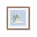 Picture of Plant Shoe Blue II _GroupedProduct_Square_Framed_Matted_