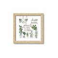 Picture of Plants make me a happy _GroupedProduct_Square_Framed_Matted_