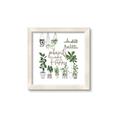 Picture of Plants make me a happy _GroupedProduct_Square_Framed_Matted_