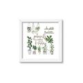 Picture of Plants make me a happy _GroupedProduct_Square_Framed_Matted_