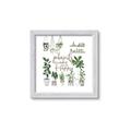 Picture of Plants make me a happy _GroupedProduct_Square_Framed_Matted_