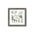 Picture of Plants make me a happy _GroupedProduct_Square_Framed_Matted_
