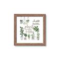 Picture of Plants make me a happy _GroupedProduct_Square_Framed_Matted_