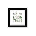 Picture of Plants make me a happy _GroupedProduct_Square_Framed_Matted_
