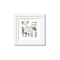 Picture of Plants make me a happy _GroupedProduct_Square_Framed_Matted_