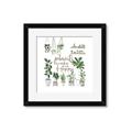 Picture of Plants make me a happy _GroupedProduct_Square_Framed_Matted_