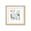 Picture of Plants make me a happy _GroupedProduct_Square_Framed_Matted_