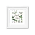Picture of Plants make me a happy _GroupedProduct_Square_Framed_Matted_