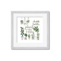 Picture of Plants make me a happy _GroupedProduct_Square_Framed_Matted_