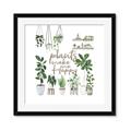 Picture of Plants make me a happy _GroupedProduct_Square_Framed_Matted_