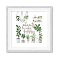 Picture of Plants make me a happy _GroupedProduct_Square_Framed_Matted_