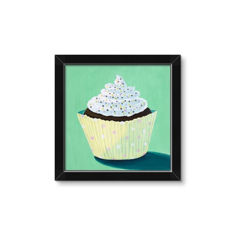 Picture of Chocolate Cupcake _GroupedProduct_Square_Framed_Matted_