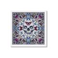 Picture of Butterfly Skull _GroupedProduct_Square_Framed_Matted_