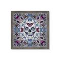 Picture of Butterfly Skull _GroupedProduct_Square_Framed_Matted_