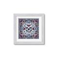 Picture of Butterfly Skull _GroupedProduct_Square_Framed_Matted_