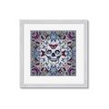 Picture of Butterfly Skull _GroupedProduct_Square_Framed_Matted_