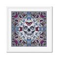 Picture of Butterfly Skull _GroupedProduct_Square_Framed_Matted_